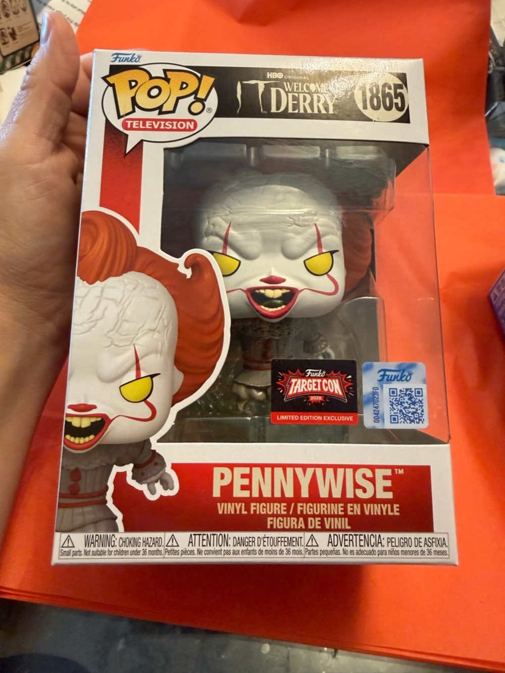 Funko Pop! IT Welcome To Derry PENNYWISE Target Con 2026 Exclusive #1865;
